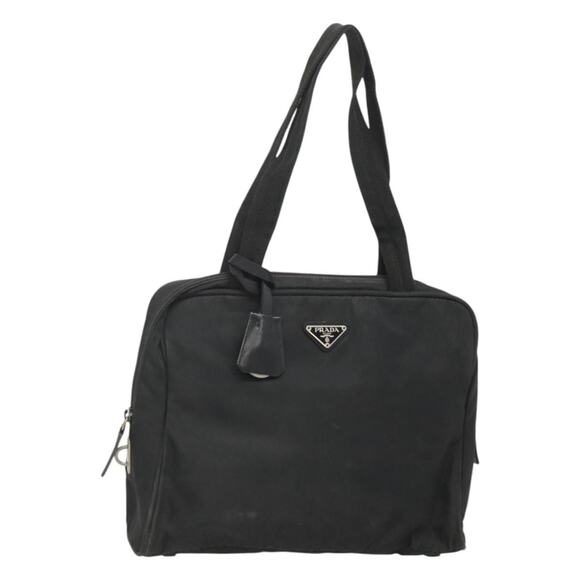 PRADA Tote Bag Nylon Black - Picture 1 of 12